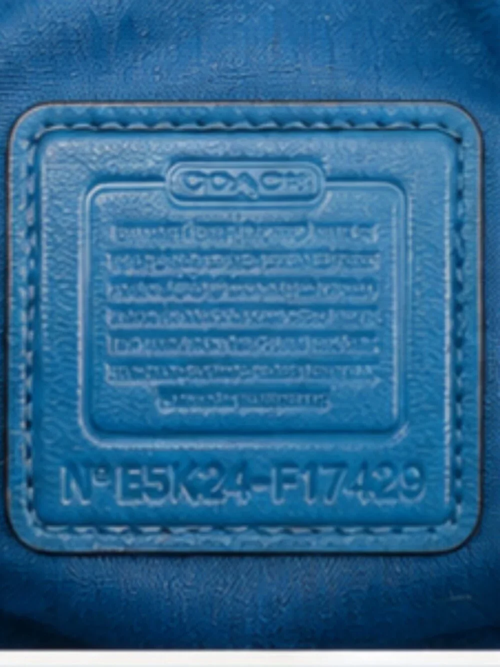 Coach Edi Horse & Carriage Embossed Leather Shoulder Bag